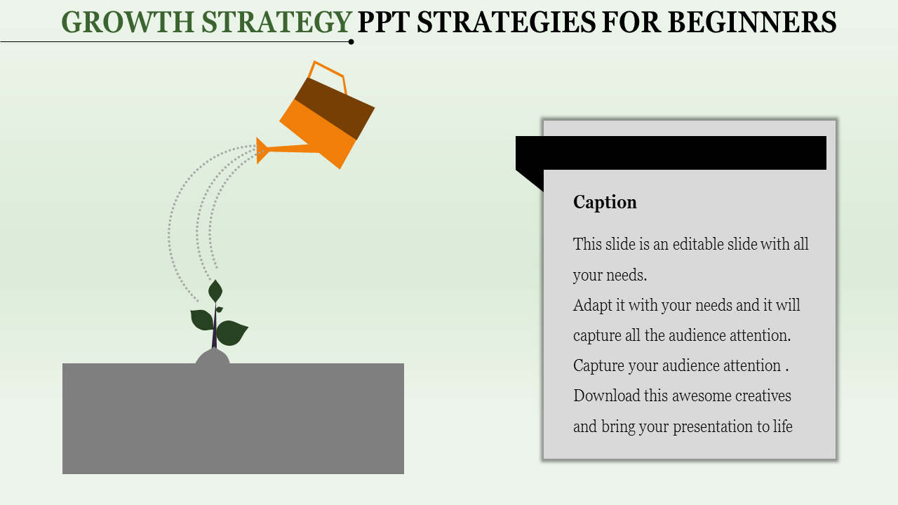 Attractive Growth Strategy PPT and Google Slides Themes